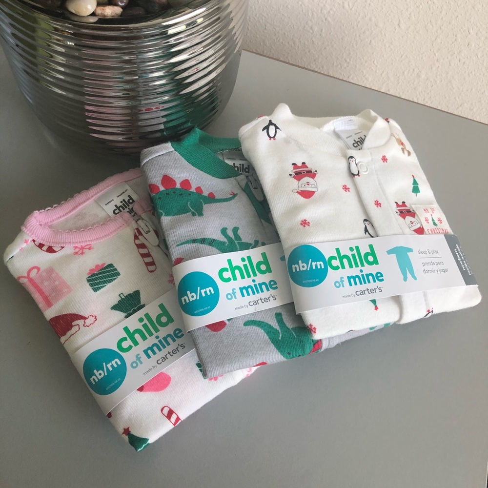 NEW! Child of Mine 3-pack Christmas Sleep & Plays